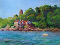 Perched House, Gloucester, 12 x 16