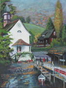 Lake Lucerne, Switzerland. 24 x 18