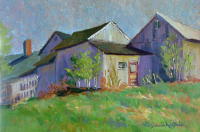 Crosby's Barns, VT. 12 x 18