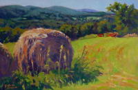 Osborne Farm Haystacks, CT. 12 x 18