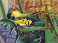 John Deere Yellow 2, 12 x 16